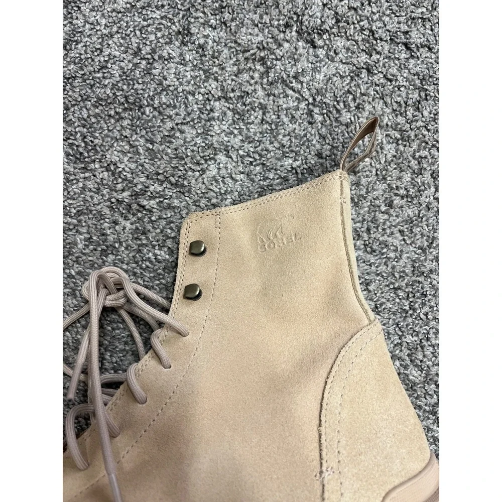 Sorel Hi Line Lace Up Boots Mens 11.5 Canoe Leather Waterproof Lightweight